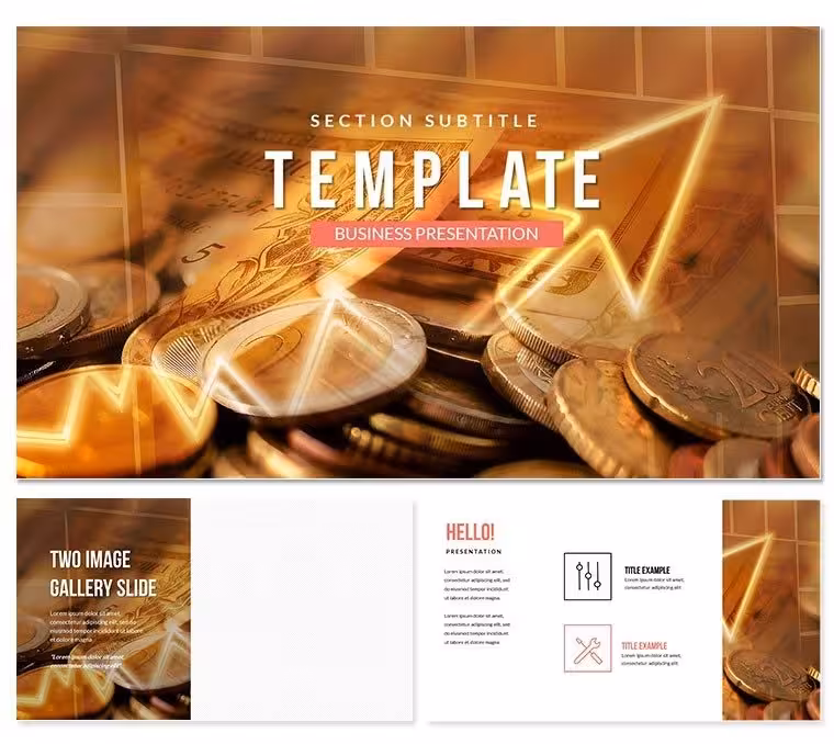 Calculator Foreign Exchange Rates Keynote Template