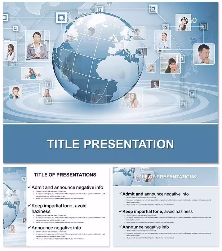News Social Networks Keynote Template: Broadcast Breakthroughs