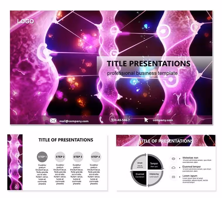 Viruses Keynote Template: Decoding Host-Viral Dialogues