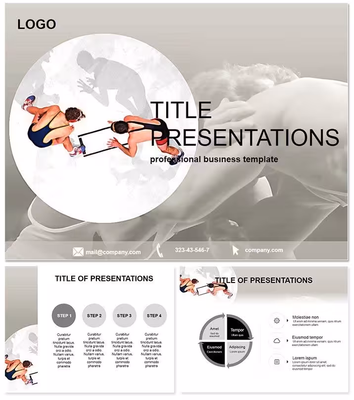 Combat Judo Keynote Template: Dynamic Slides