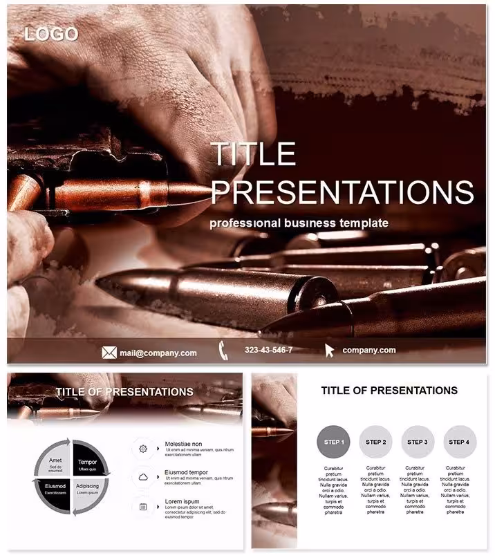 Weapons Training PowerPoint Template: Sharpen Skills Visually