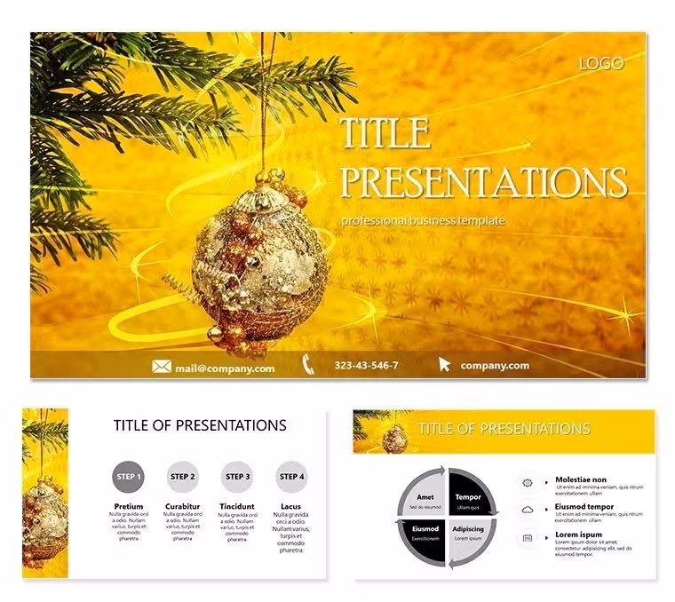 History of Christmas Holiday Keynote Template - Download