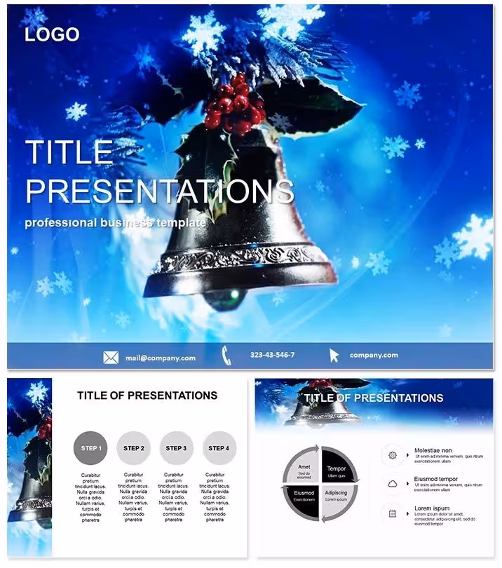 Christmas Bell Keynote Template - Fully Editable