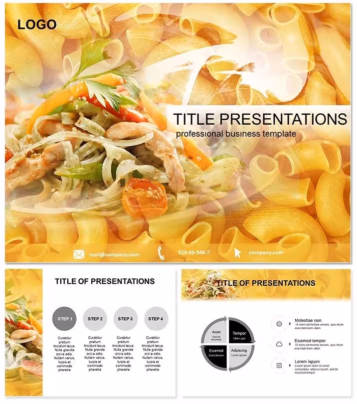 Perfect Pasta Dishes Keynote Template