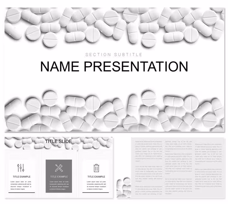 Pharmaceutical Drugs Keynote Template: Healing Through Visuals
