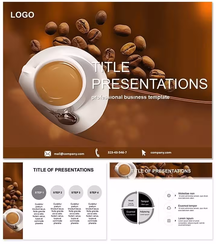 Stunning Coffee Review Keynote Template