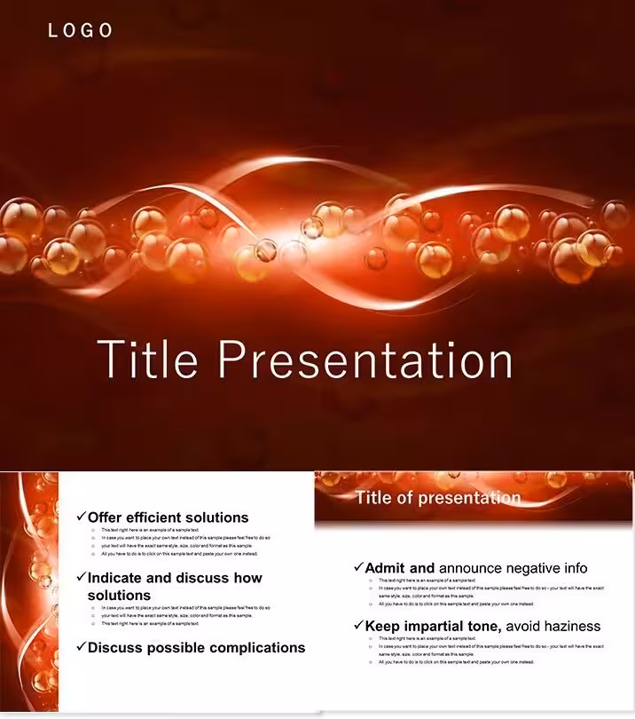 Bubbles in the Flow Keynote Template for Versatile Decks