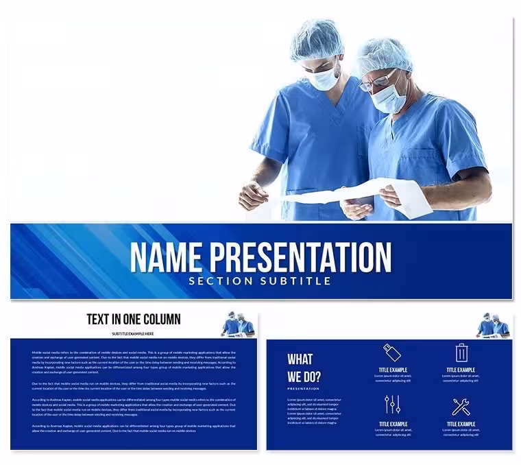 Cardiac heart: decoding, sinus rhythm Themes | Keynote templates