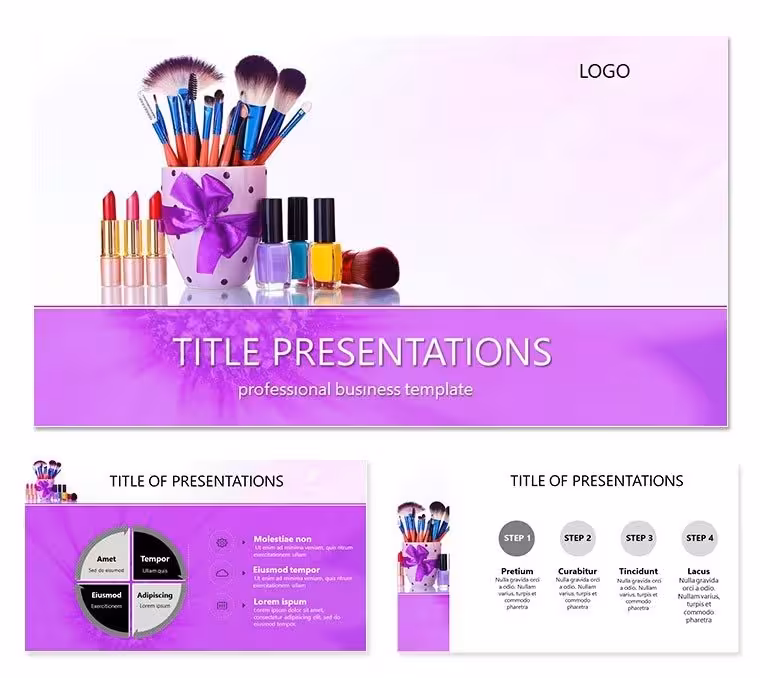 Download Lush Cosmetics PowerPoint Template, PPT