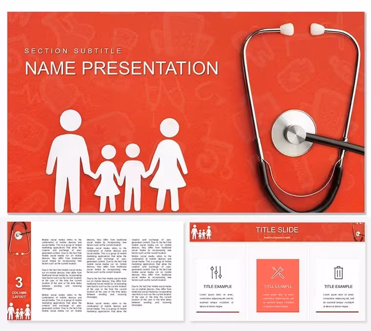 Medical Presentations with our Family Medicine Keynote Template