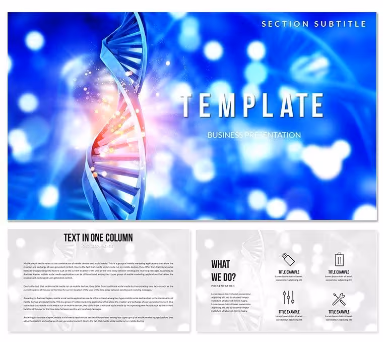 Genetic Code Keynote templates - Themes