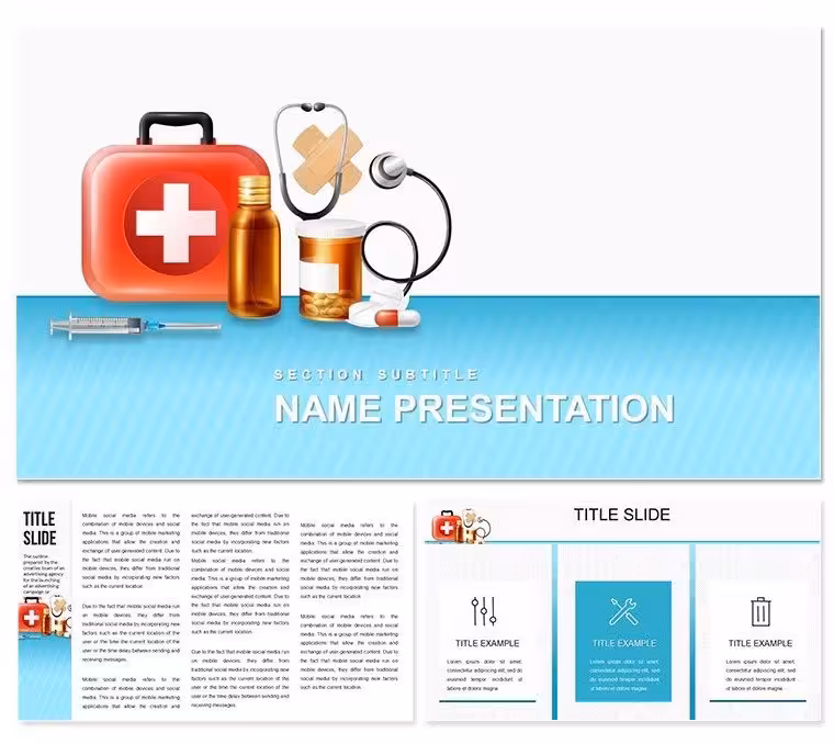 Professional Medicine Cabinet: Healing Narratives Through Keynote Design