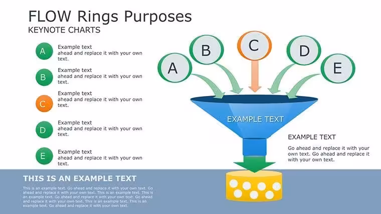 Information Flow Keynote Charts: 14 Dynamic Slides