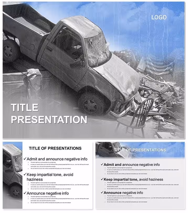 Junkyard Scrap Metal Keynote Template: Reuse Revolution