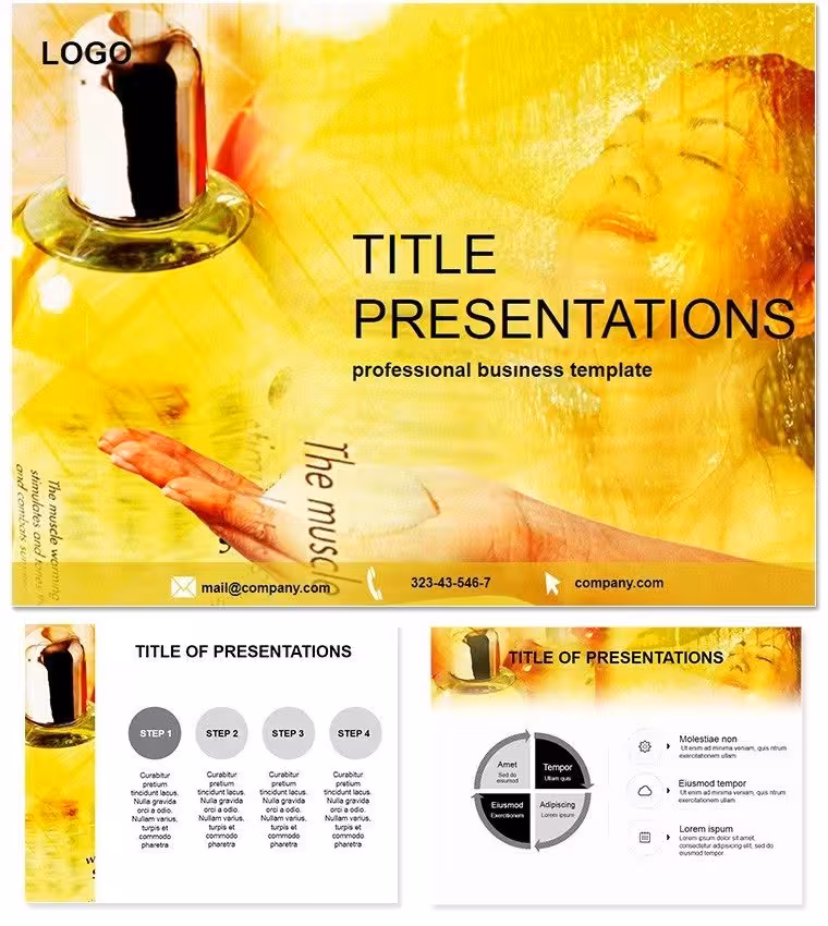 Spa Soap for Shower PowerPoint Template