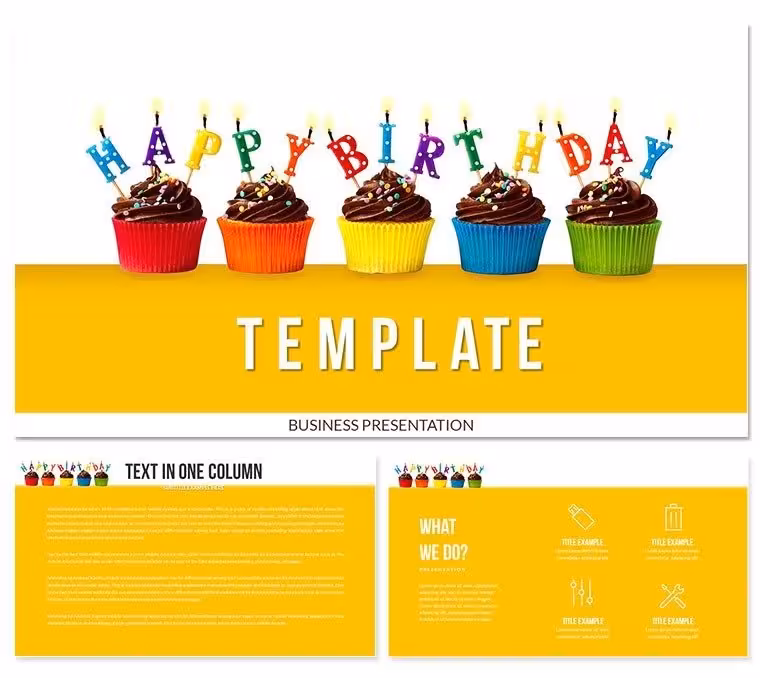 Birthday Party Project Keynote template