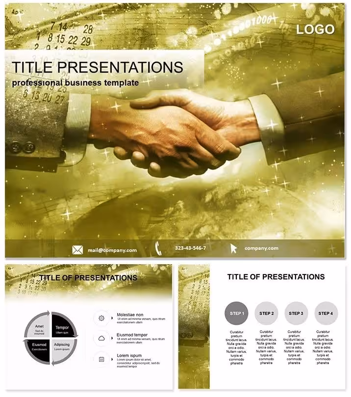 Making Deals PowerPoint Template: Close with Confidence