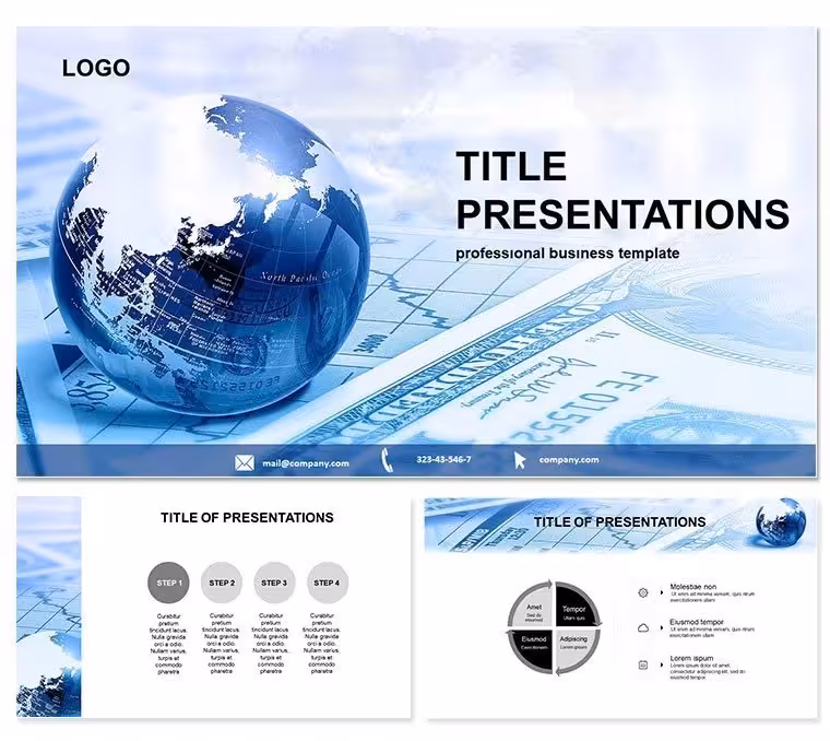 Global Finance Keynote Template: Wealth Waves