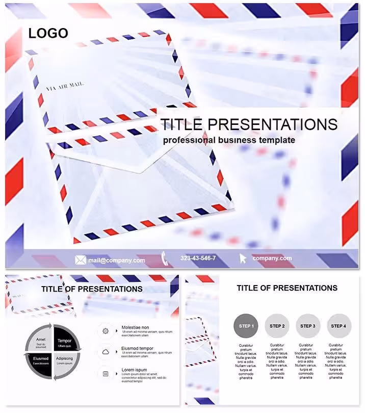 Mail Services PowerPoint Template: Fortify Your Message
