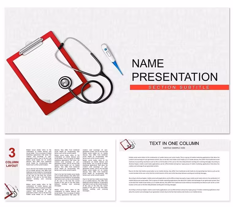 Treatment Method Keynote template