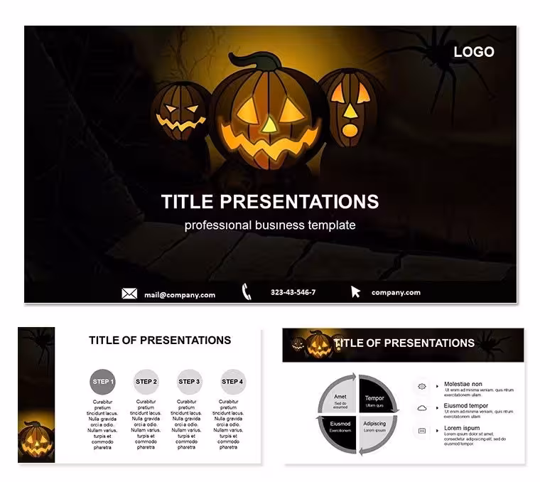 Spooky Watermelon Halloween Keynote Template