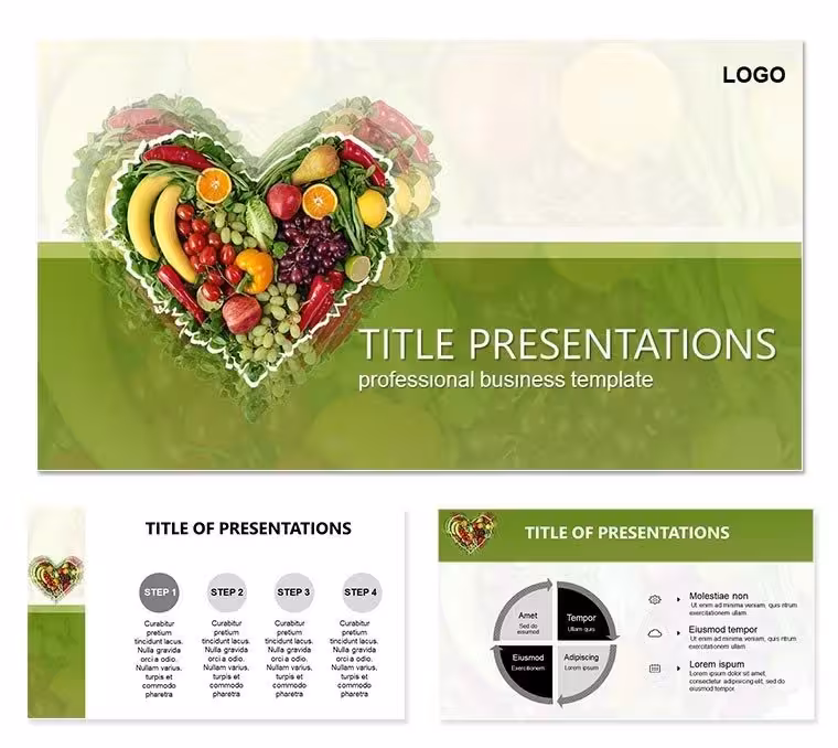 Fruit of Love Keynote Template: Harvesting Visual Appeal for Food Stories
