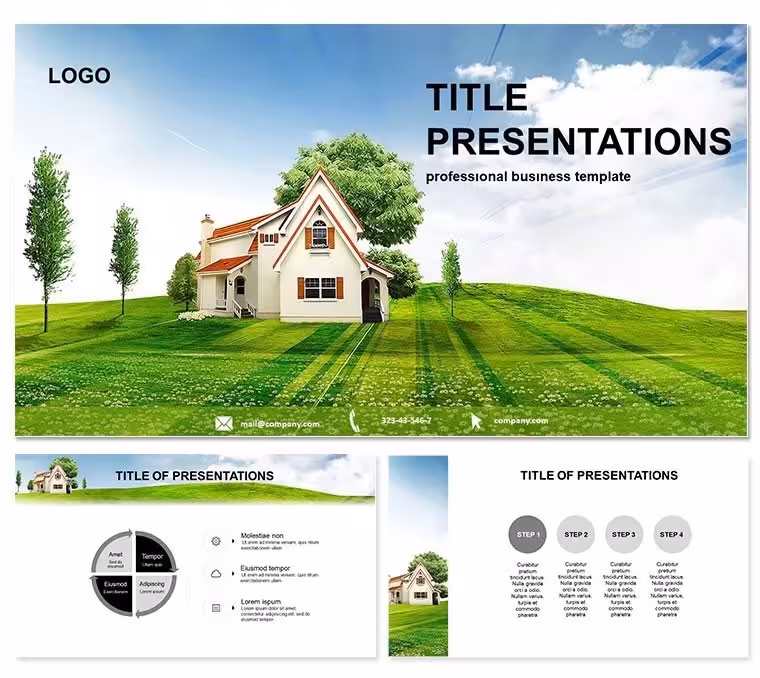 Homestead Architecture PowerPoint Template Pros