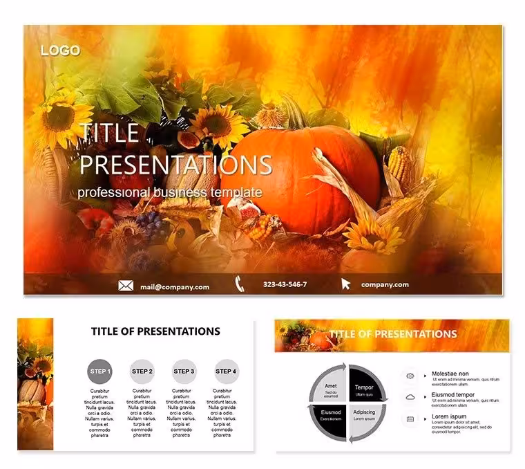 Autumn Holiday Keynote Template: Cozy Visuals for Lasting Impact