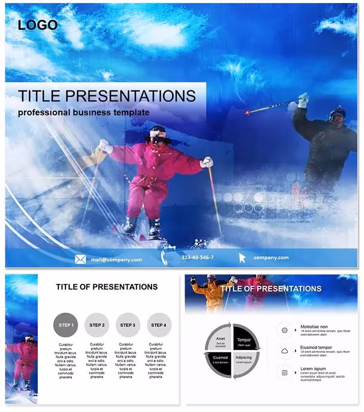 Ski Adrenaline Keynote Template: Fuel High-Stakes Slides