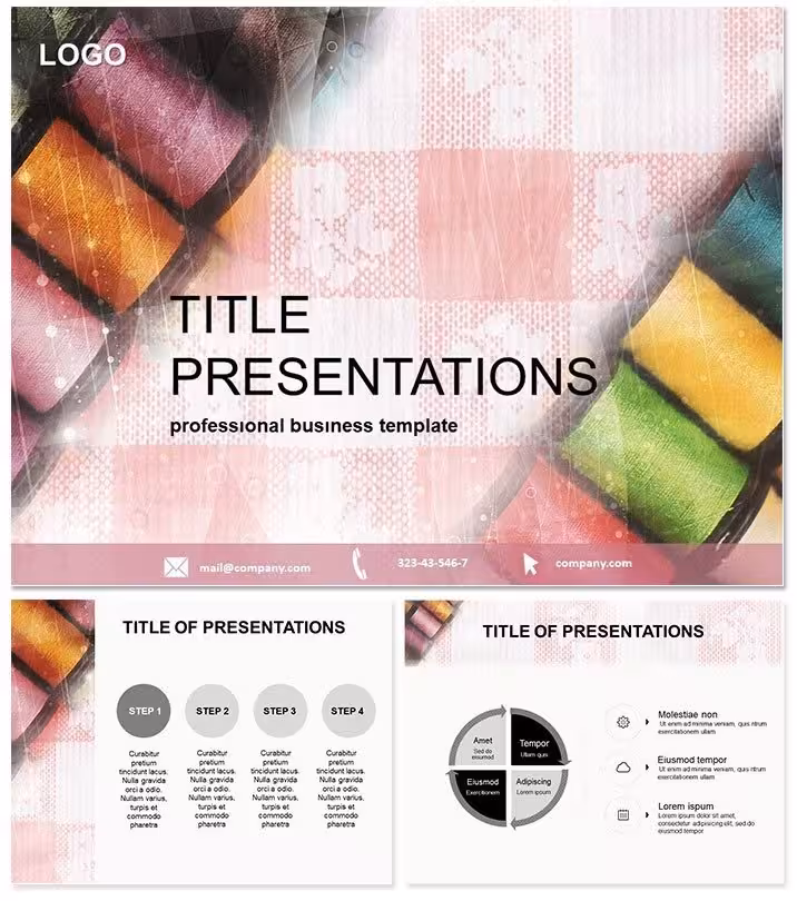 Sewing Thread Keynote Template