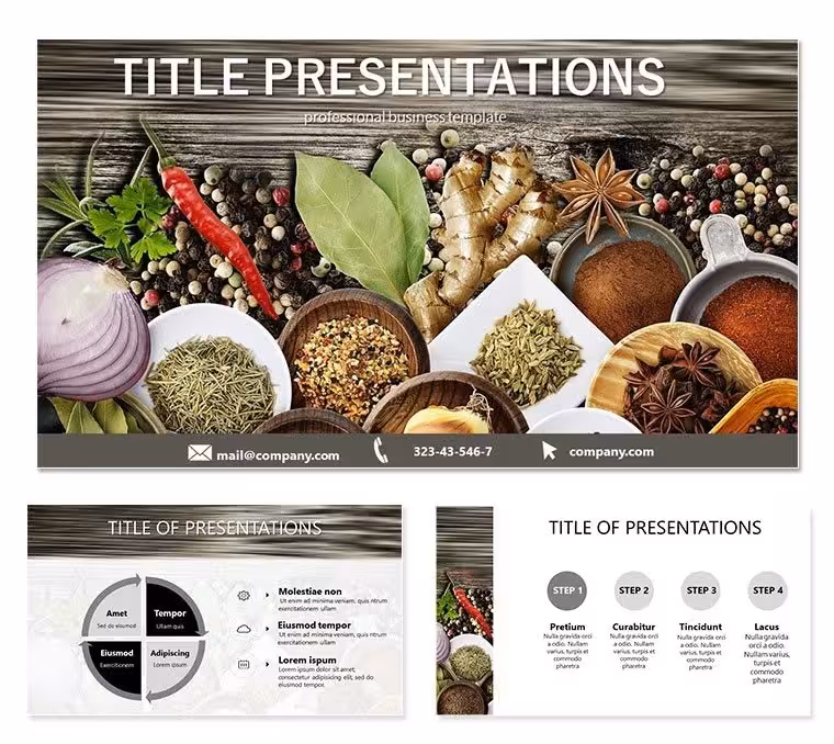 Spice PowerPoint Template | Professional Presentation Themes