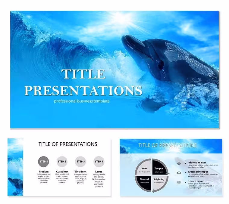 Dolphin Therapy Keynote Template: Presentation