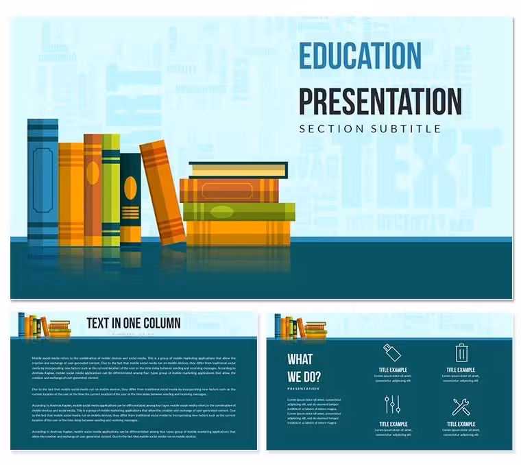 Books for Teaching Keynote templates - Themes