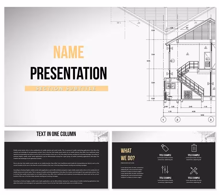 Architecture Agency Keynote Template - Designs, Collection, Download