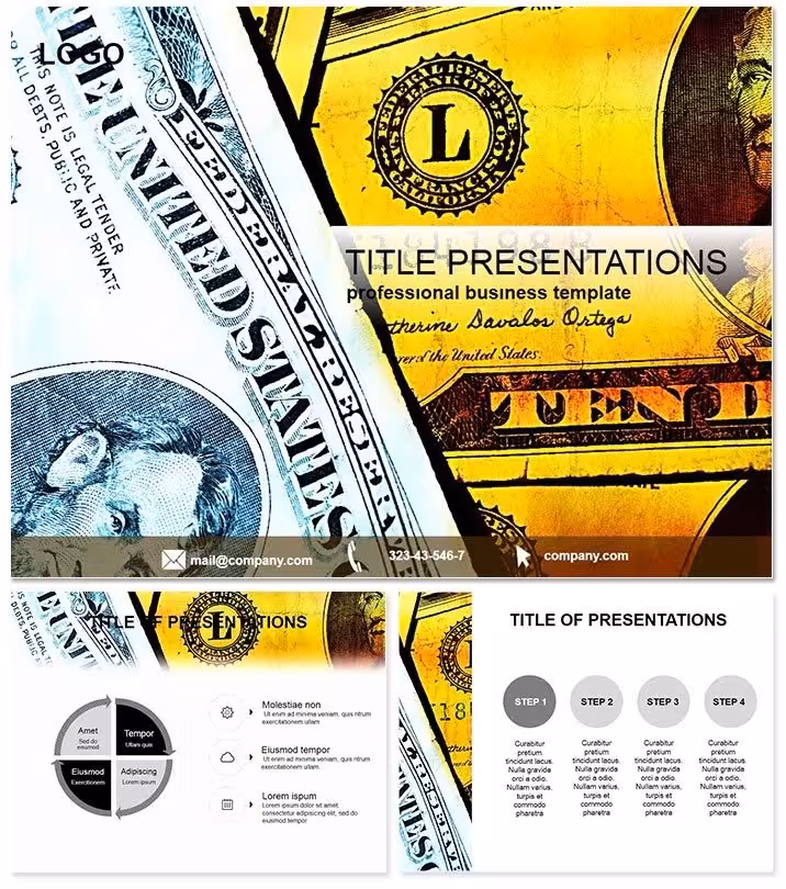 American Dollar PowerPoint Template