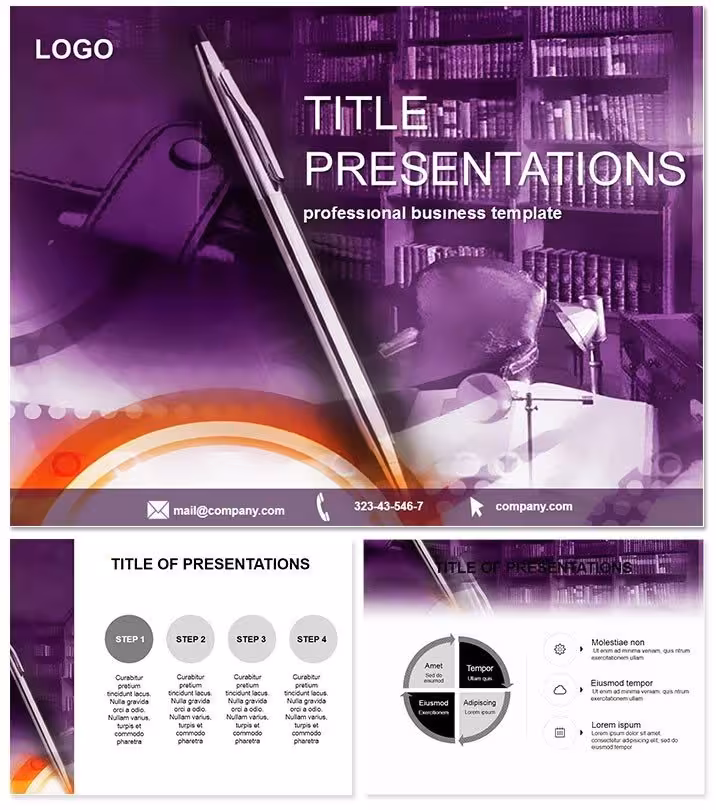 Pen and Business Planning Keynote Template