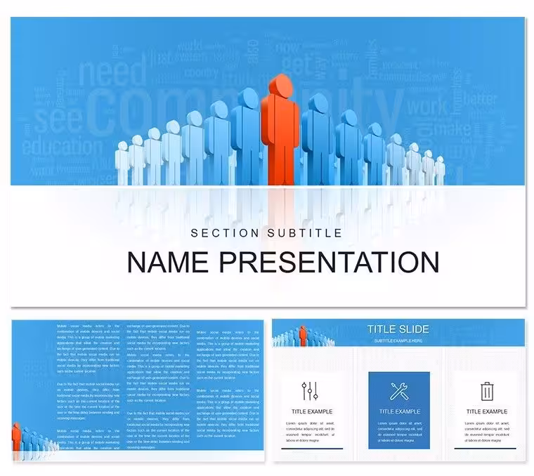 Community Leadership Keynote Template: Unite and Uplift