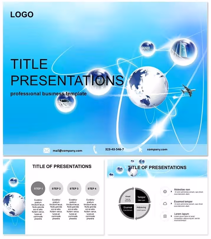 Dream World Keynote Template for Voyages