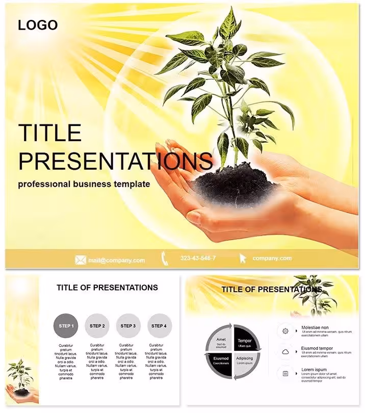 Rare Plants Keynote Template: Cultivate Rare Insights