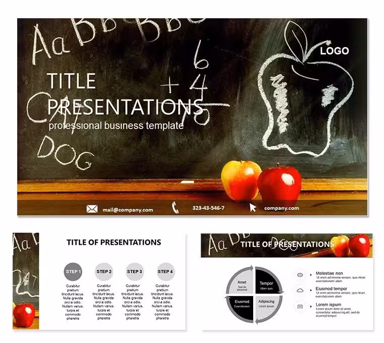 School Board Apple Keynote Template: Cultivating Civic Classrooms