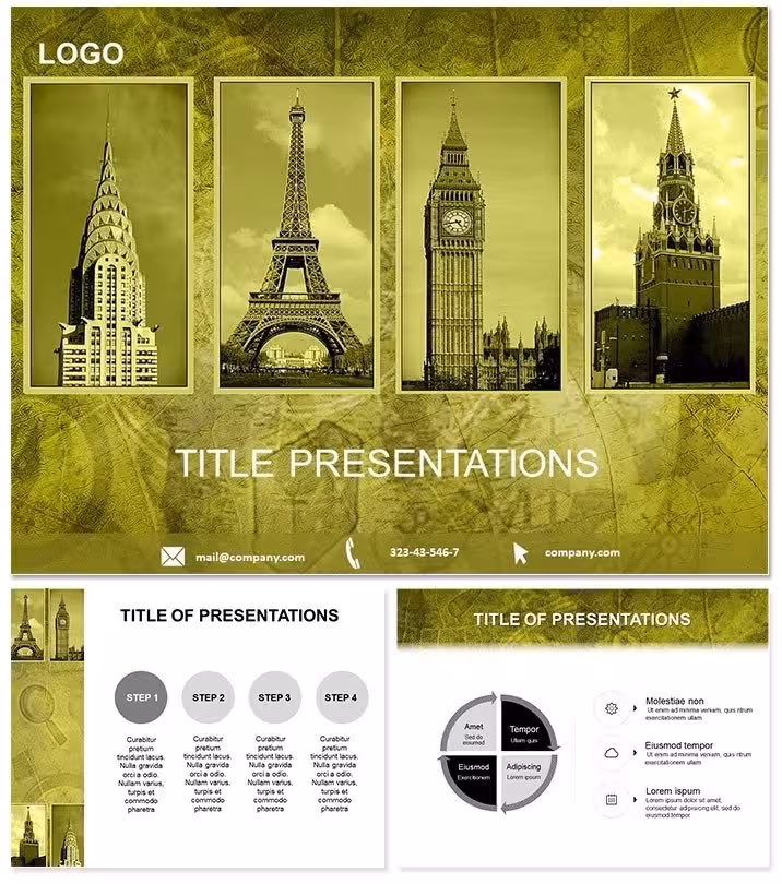 Main Sights Travel Keynote Template