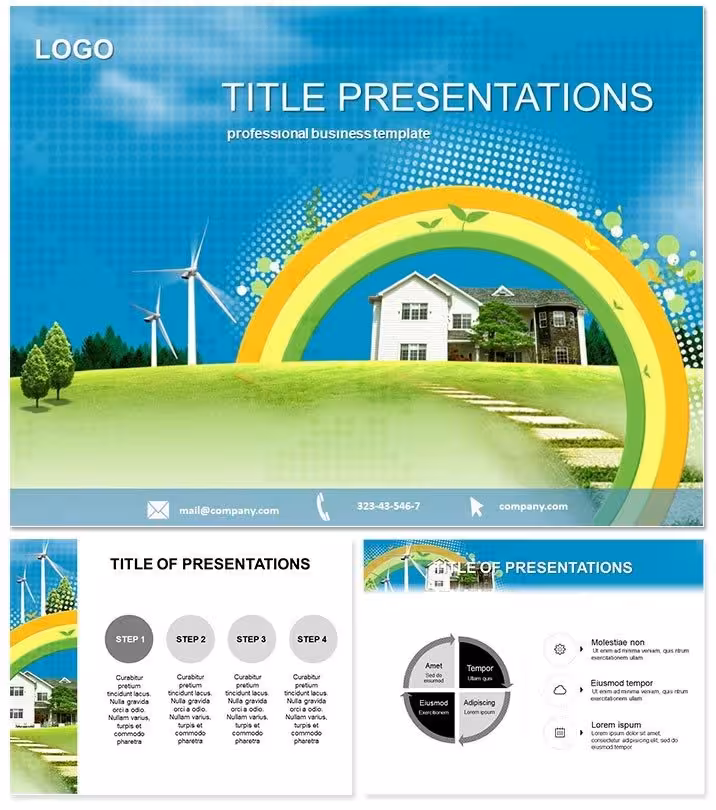 Eco Home Keynote Template for Green Builds