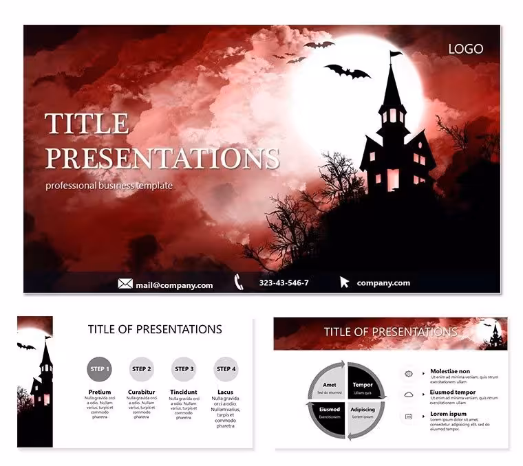 Halloween Autumn Festival Keynote template and Themes