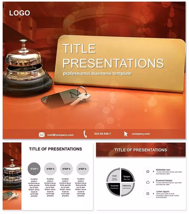 Reservation Hotel Keynote Template: Hospitality Harmony