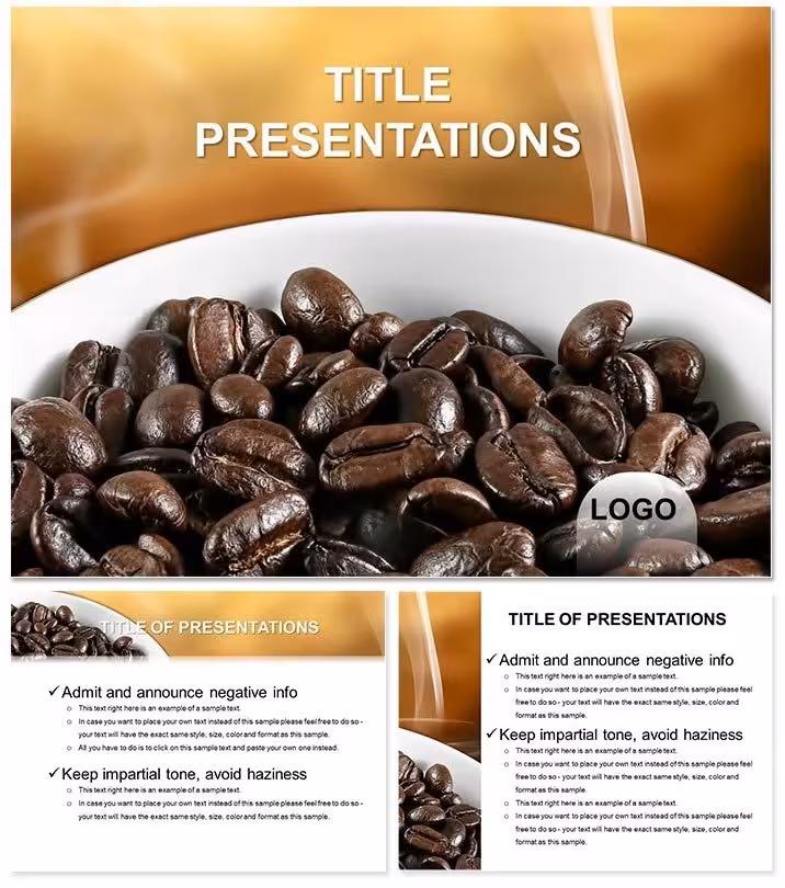 Coffee Beans PowerPoint Template: Brew Engaging Talks