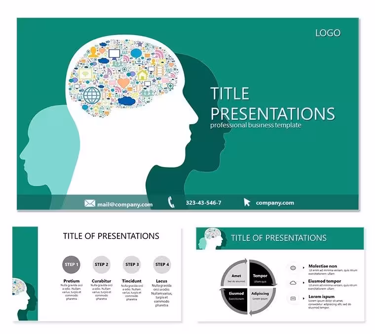 Thoughts Knowledge Keynote Template: Presentation Designs