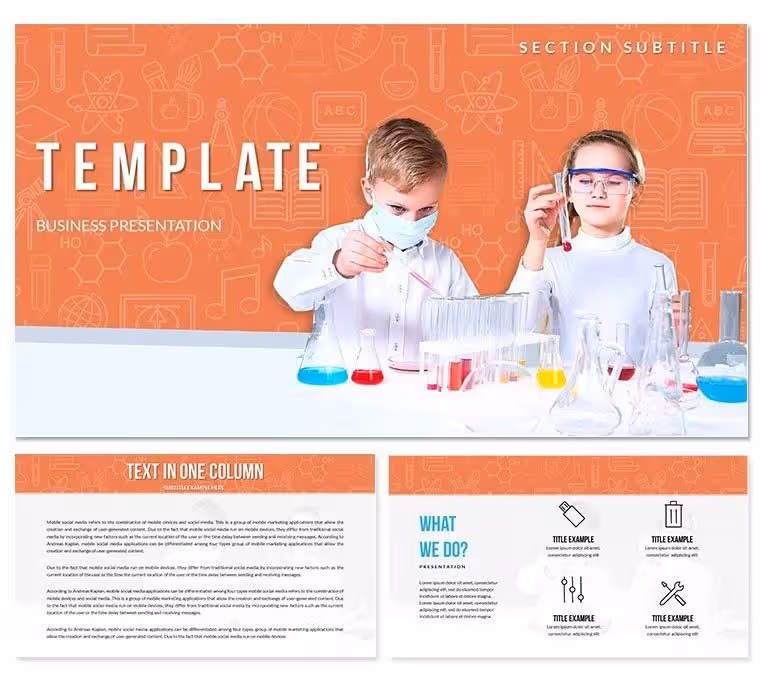 Chemistry Lesson Keynote templates