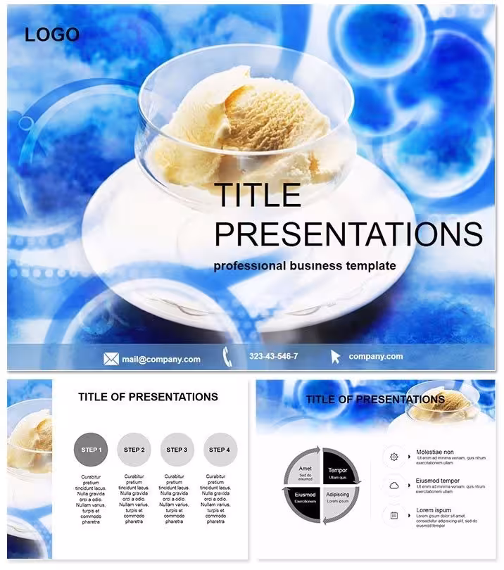 Ice Cream Keynote Template Delights