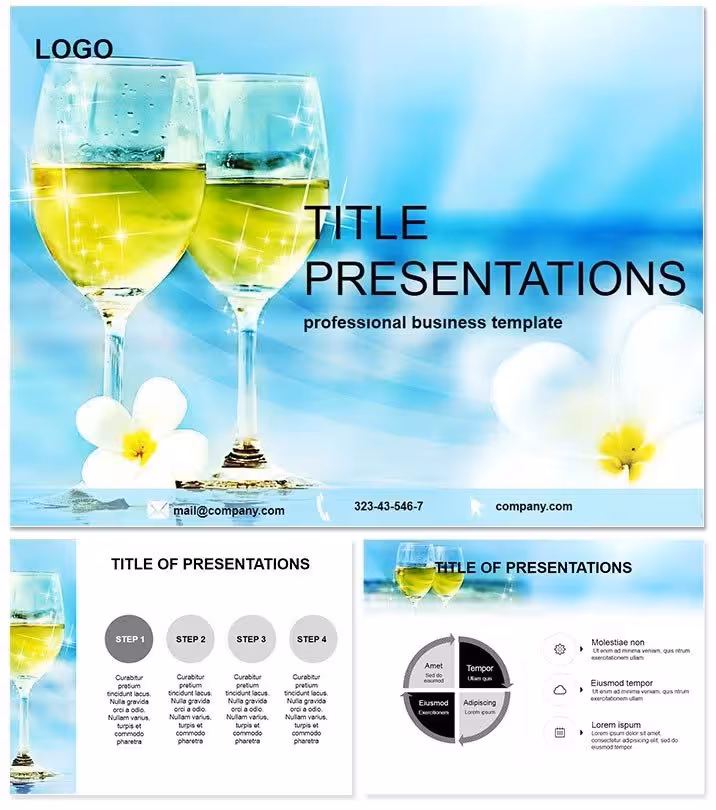 Cocktail Recipes Keynote Template