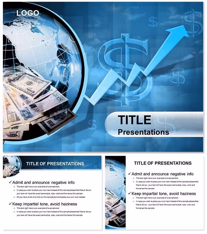 Negotiable Money PowerPoint Template